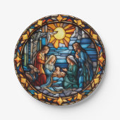 Kribbeln-Scene-Teller aus gefestigtem Glas Pappteller (Vorderseite)