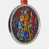 Kribbelstil Silbernes Ornament (Rechts)