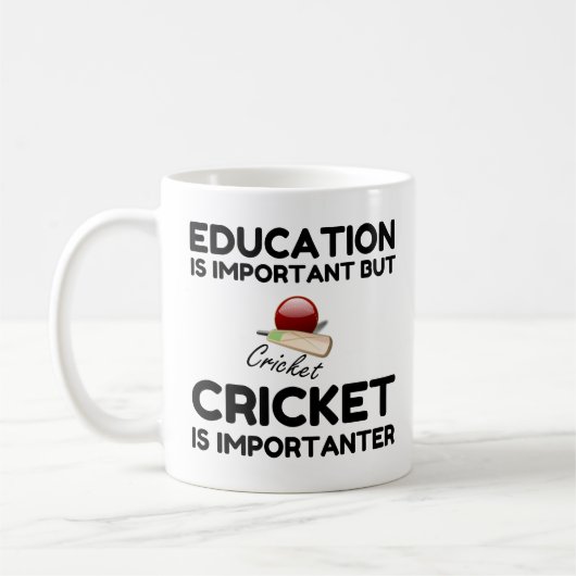 KRICKE IST WICHTIG KAFFEETASSE (Links)