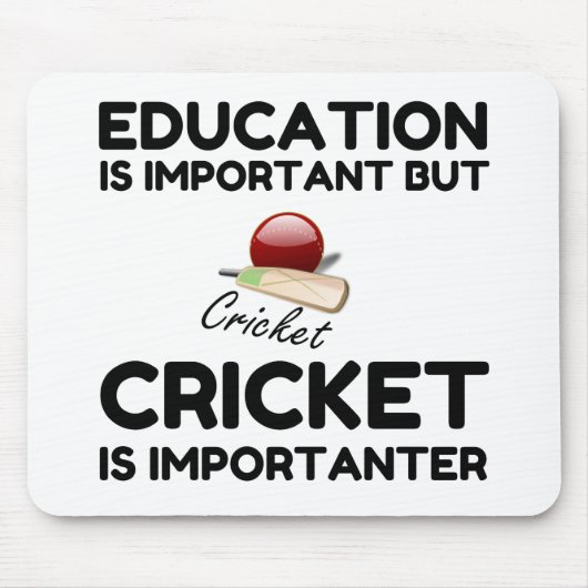 KRICKE IST WICHTIG MOUSEPAD (Vorne)