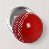 Kricket-Ball-Abzeichen Button (Vorne & Hinten)