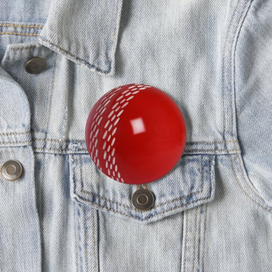 Kricket-Ball-Abzeichen Button (Beispiel)