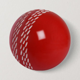Kricket-Ball-Abzeichen Button