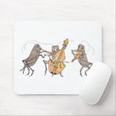 Kricket-Band mit Horn, Cello u. Violine Mousepad (Mit Mouse)