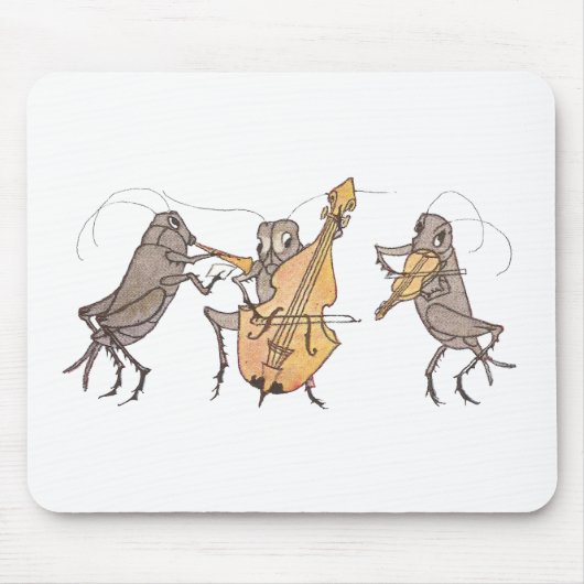 Kricket-Band mit Horn, Cello u. Violine Mousepad (Vorne)