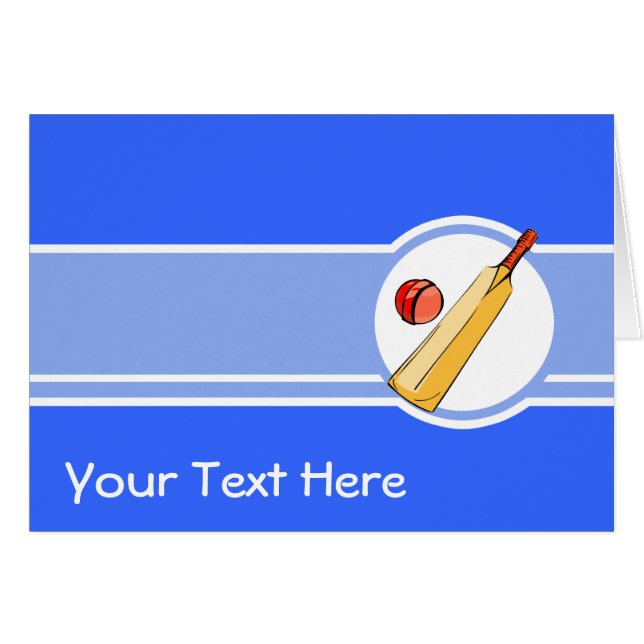 Kricket; blau (Vorderseite (Horizontal))