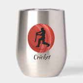 Kricket Design Thermal Wine Tumbler (Rückseite)