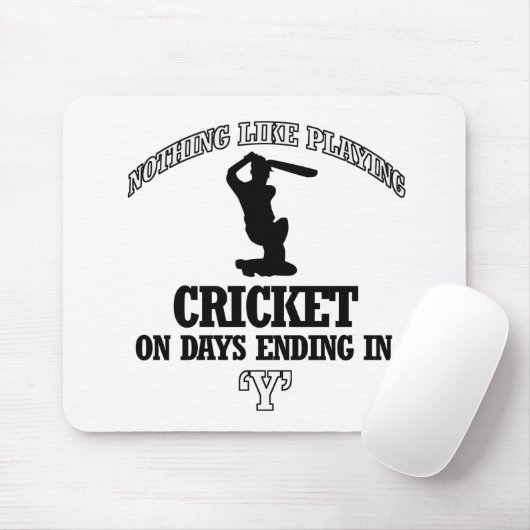 KRICKET-Entwürfe Mousepad (Mit Mouse)