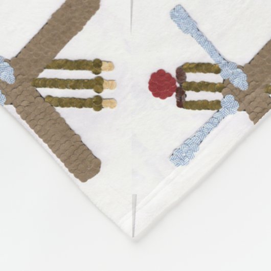 Kricket-Fleece-Decke Fleecedecke (Ecke)