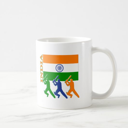 Kricket Indien Kaffeetasse (Rechts)