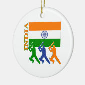 Kricket Indien Keramik Ornament (Links)