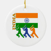 Kricket Indien Keramik Ornament (Hinten)