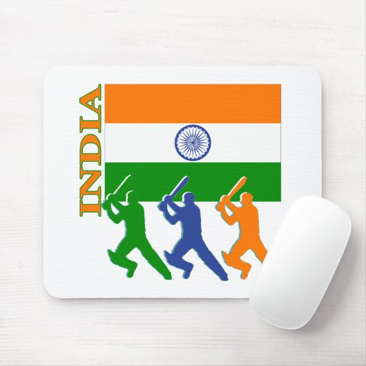 Kricket Indien Mousepad (Mit Mouse)