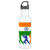 Kricket Indien Trinkflasche (Vorderseite)