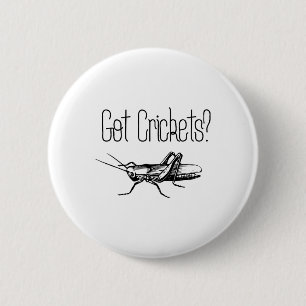 Kricket Insektenliebhaber Entomologie Gruseliges K Button