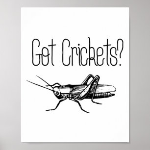 Kricket Insektenliebhaber Entomologie Gruseliges K Poster