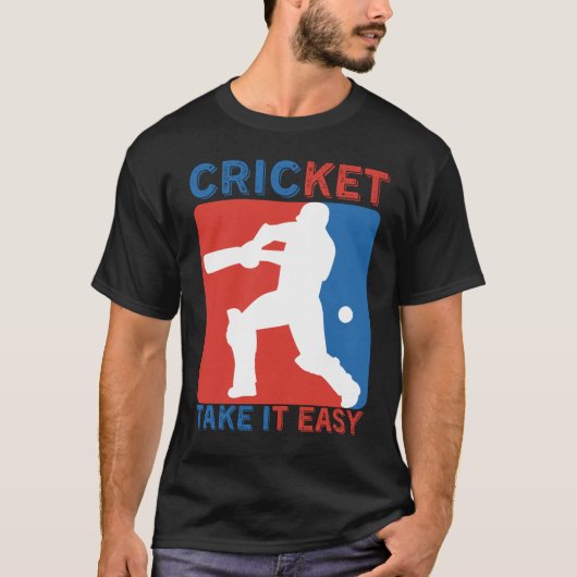 KRICKET MACHT ES LEICHT - KRICKET LOVER T-Shirt (Vorderseite)