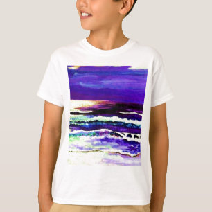 "Kricket-Nachtmeer" CricketDiane Ozean-Kunst T-Shirt