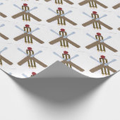 Kricket-Packpapier Geschenkpapier (Ecke)