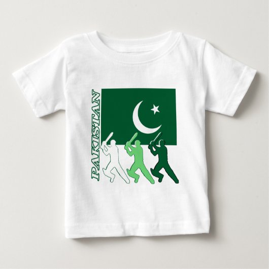 Kricket Pakistan Baby T-shirt (Vorderseite)