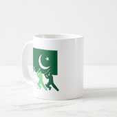 Kricket Pakistan Kaffeetasse (Vorderseite Links)
