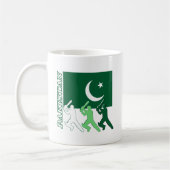 Kricket Pakistan Kaffeetasse (Links)