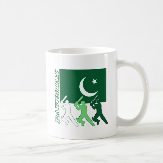 Kricket Pakistan Kaffeetasse (Rechts)