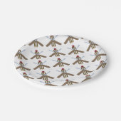 Kricket-PapierTeller Pappteller (Schrägansicht)