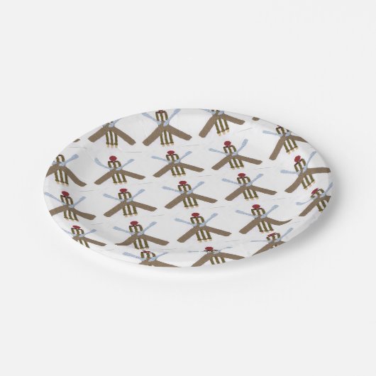 Kricket-PapierTeller Pappteller (Schrägansicht)