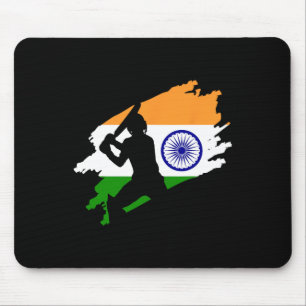 Kricket patriotische Indien Sport Jersey Geschenk Mousepad