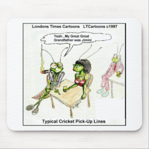 Kricket Pick-up Lines Funny Mousepad