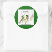 Kricket Pick-up Lines Funny Runder Aufkleber (Tasche)