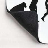 Kricket-Spieler-EvolutionBowler Mousepad (Ecke)