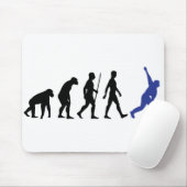 Kricket-Spieler-EvolutionBowler Mousepad (Mit Mouse)