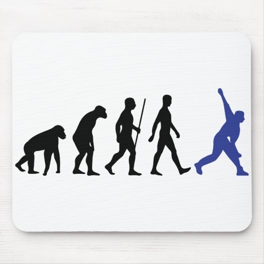 Kricket-Spieler-EvolutionBowler Mousepad (Vorne)
