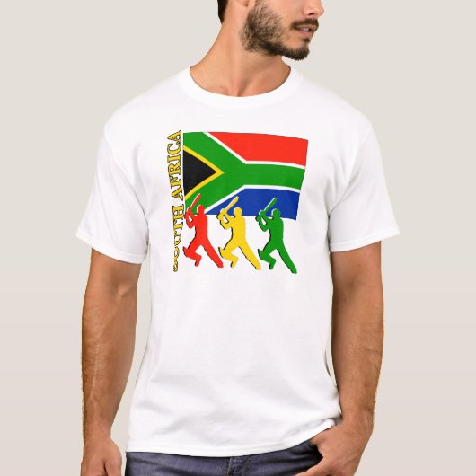 Kricket Südafrika T-Shirt (Vorderseite)
