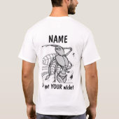 Kricket-Team-Shirt T-Shirt (Rückseite)