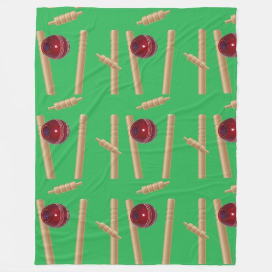 Kricketball-Stoßfänger, groß, Fleecedecke (Vorderseite)