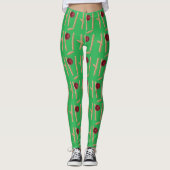 Kricketball-Stoßfängermuster, Leggings (Vorderseite)