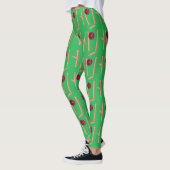 Kricketball-Stoßfängermuster, Leggings (Links)