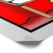 Kricketfreund Poster (Ecke)