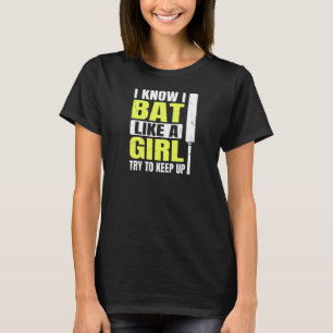 Kricketspieler für ein Cricket-Girl T-Shirt