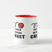Kricketspieler-Tasse mit lustigem Zitat Tasse (Zentrum)