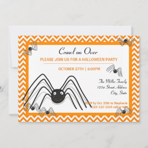 Kriech rüber - Halloween-Party-Einladung Einladung