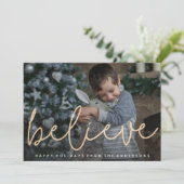 Kriechende Foto-Karte Feiertagskarte (Stehend Vorderseite)