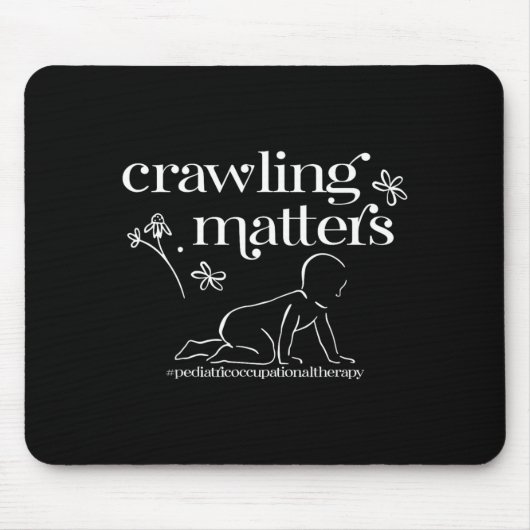 Kriechende pädiatrische Ergotherapie Physiotherapi Mousepad (Vorne)