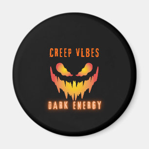 Kriechende Vibes Dunkle Energie _ Trendige Horror- Magnet