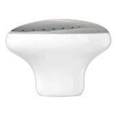 Kriechende weiß-Muschel Keramik Knochen/Rumpf Keramikknauf (Seitenansicht)