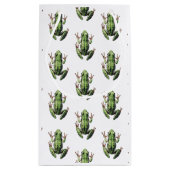 Kriechender Frosch Kleine Geschenktüte (Rückseite)
