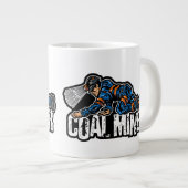 Kriechender Kohlebergmann Jumbo-Tasse (Vorderseite Rechts)